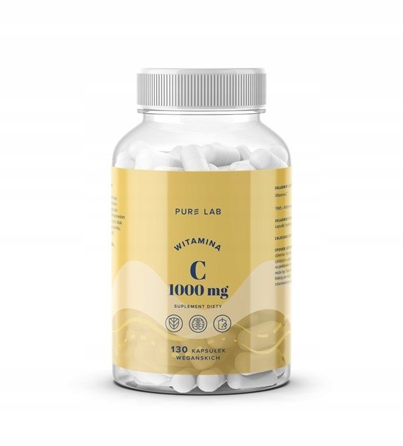 Pure Lab Witamina C 1000 mg - 130 kapsułek