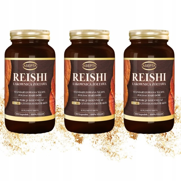 REISHI-540-MG-Wspiera-Odpornosci-Poczucia-Witalnosci-i-Rownowagi-100-kaps REISHI 540 MG Wspiera Odporności Poczucia Witalności i Równowagi 100 kaps