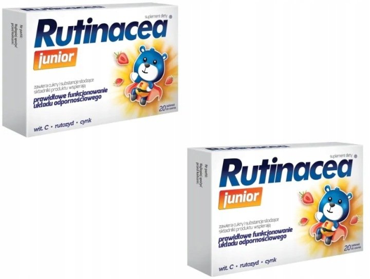 Rutinacea Junior Odporność 20 Tabletek Do Ssania