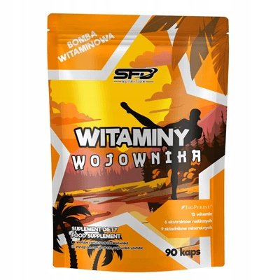 SFD WITAMINY WOJOWNIKA 90 KAP ODPORNOŚĆ INFEKCJE WIRUSY ZDROWIE WITAMINA C
