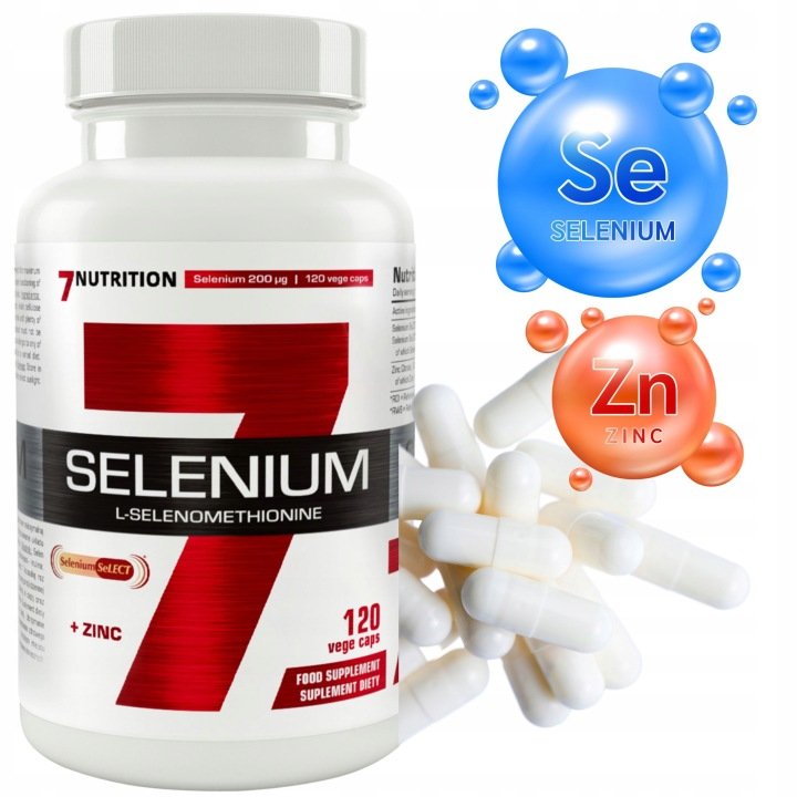 Selen Cynk Selenium Zinc L Selenometionina TARCZYCA 120 kapsułek na 120dni