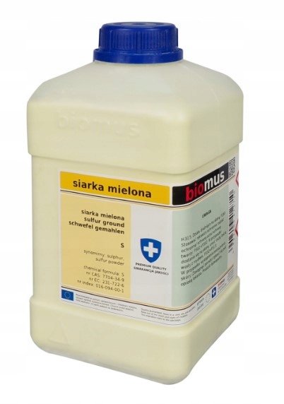 Siarka MIELONA 1 kg dezynfekcja PASIEKI