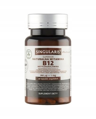 Singularis naturalna witamina B12 Metylokobalamina 60kap.