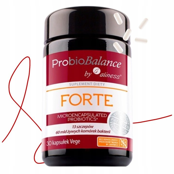 Suplement Diety Aliness ProbioBalance Forte Probiotyk 60mld 30Vege Kapsułek