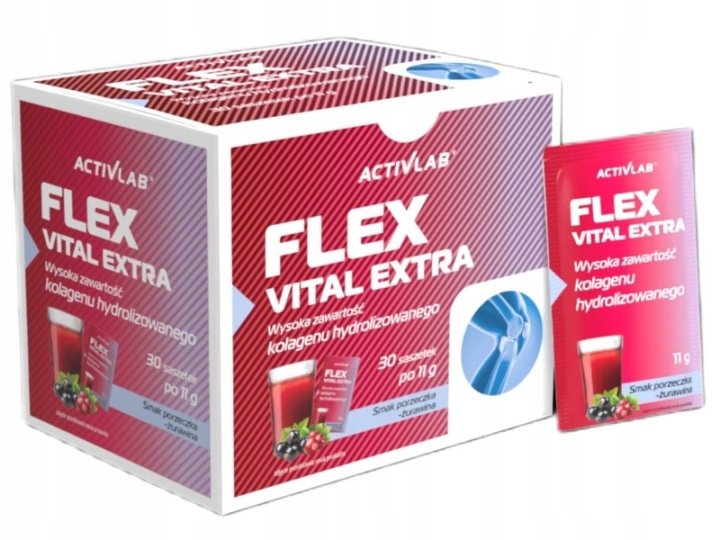 Suplement diety ACTIVLAB Flex Vital Extra Porzeczkowo-żurawinowy