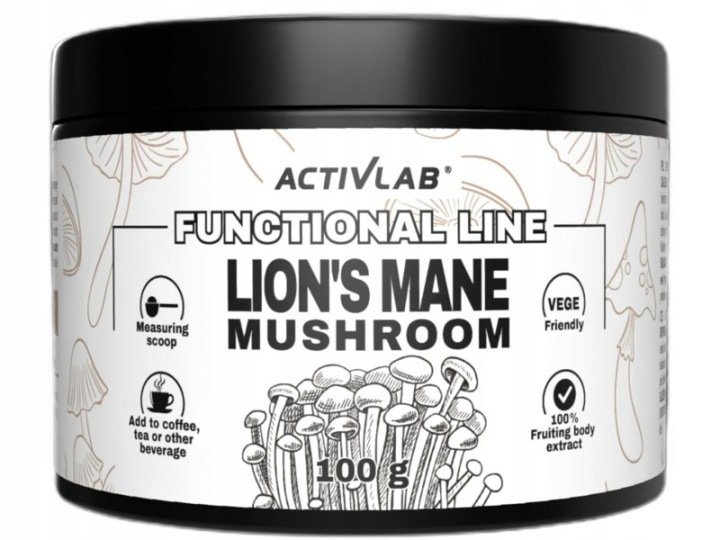 Suplement diety ACTIVLAB Lion's Mane Mushroom (100 g)