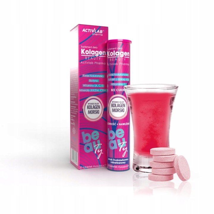 Suplement diety Activlab Kolagen Beauty 20 tabletek musujących