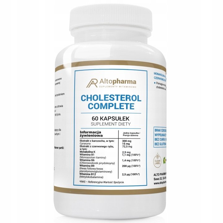 Suplement diety Alto Pharma Cholesterol Complete karczoch kapsułki 60 szt.
