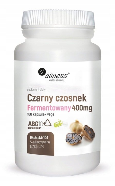 Suplement diety Czarny Czosnek Fermentowany 400 mg kapsułki 100 szt.