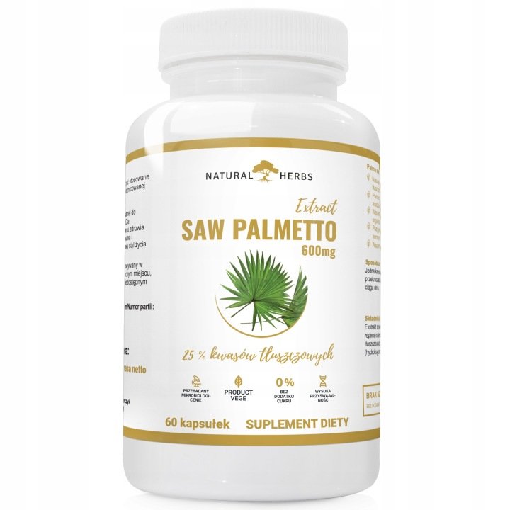 Suplement diety uniwersalne Alto Pharma SAW PALMETTO 600mg 60 kaps