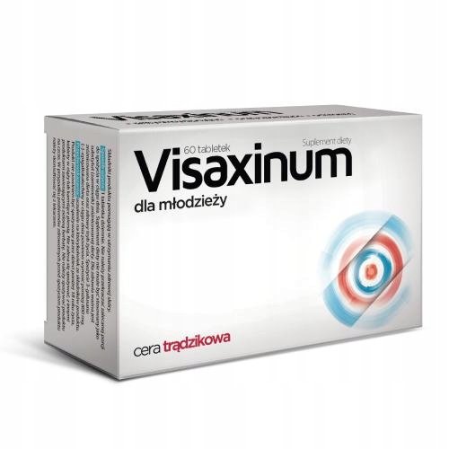 Tabletki Aflofarm Visaxinum na trądzik z mniszkiem 60 szt.