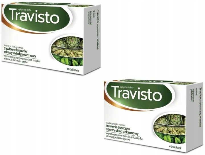 Travisto Trawienie Układ Pokarmowy 40 tabletek