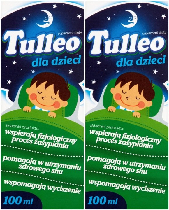 Tulleo Suplement Diety Dla Dzieci Ułatwiający Zasypianie Z Melisą 100ml