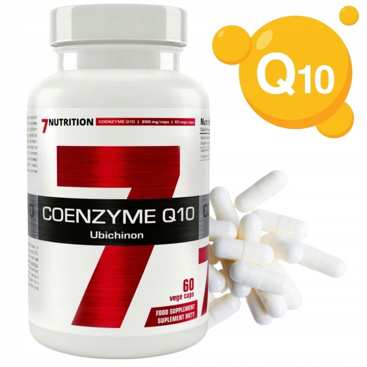 Ubichinon Coenzyme Q10 Koenzym tabletki w kapsułkach serce na krążenie