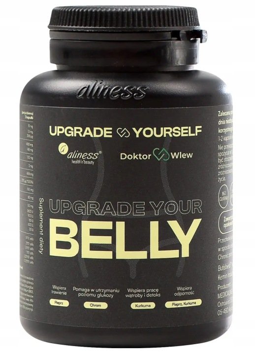 Upgrade Yourself BELLY 60 vege kaps trawienie jelita enzymy
