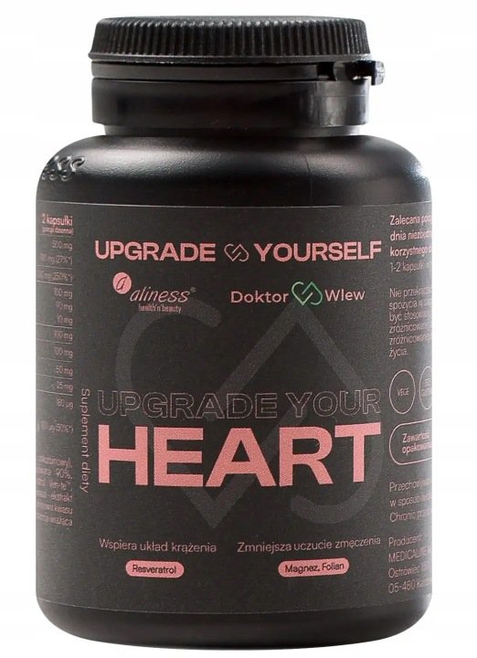 Upgrade Yourself Heart 60 kapsułek wegańskich - zdrowe serce i ciśnienie