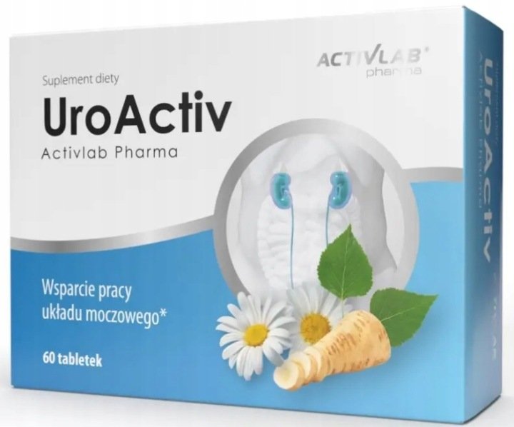 UroActiv 60 tabletek WSPARCIE UKŁADU MOCZOWEGO