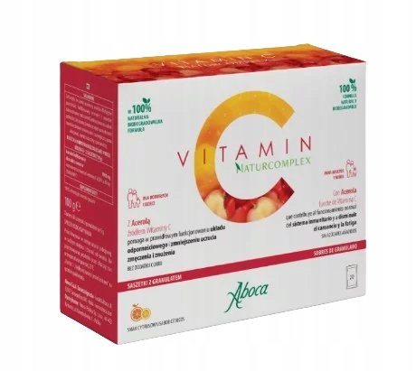 VITAMIN C NATURCOMPLEX NATURALNE WSPARCIE UKŁADU ODPORNOŚCIOWEGO 60 KAPS.