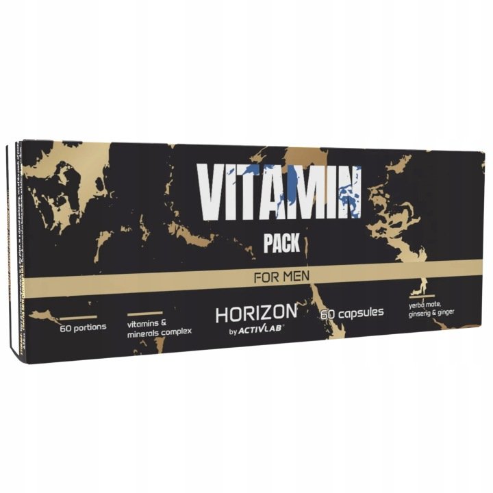 VITAMIN PACK FOR MEN HORIZON ACTIVLAB WITAMINY MINERAŁY KOMPLEKS 60 KAP