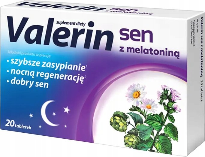 Valerin Sen z melatoniną tabletki 20 szt.