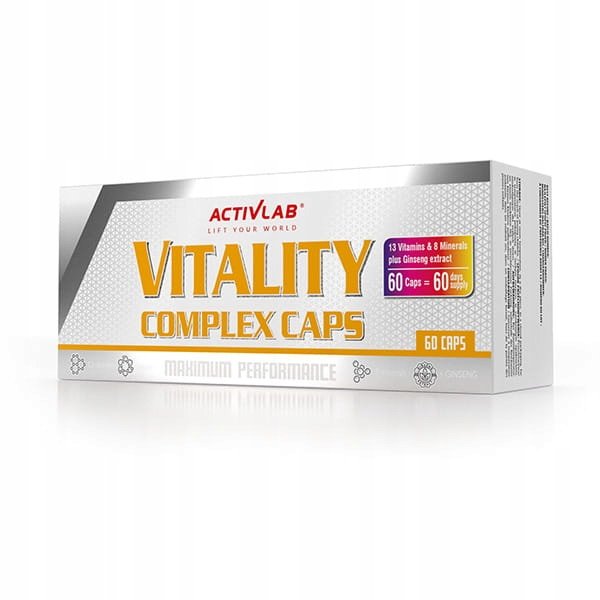 Vitality Complex 60 kapsułek WITAMINY I MINERAŁY