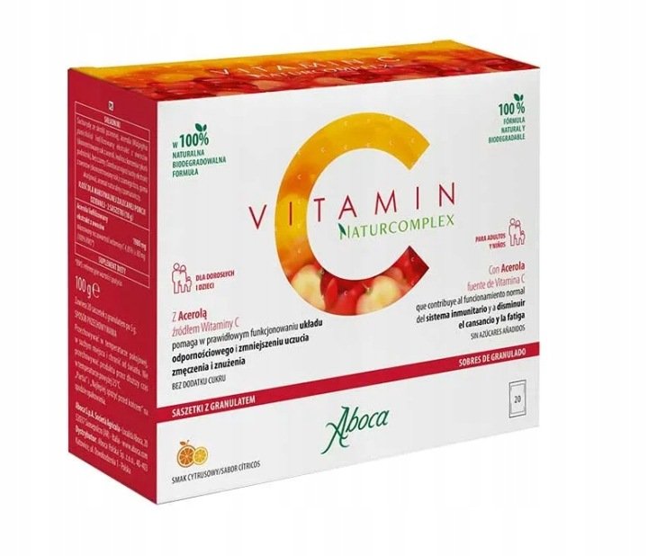 Vitamin C Naturcomplex smak cytrusowy 5 g x 20 saszetek