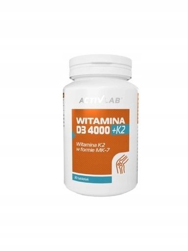 Vitamin D3 4000 + K2 (30 tabletek) ACTIVLAB