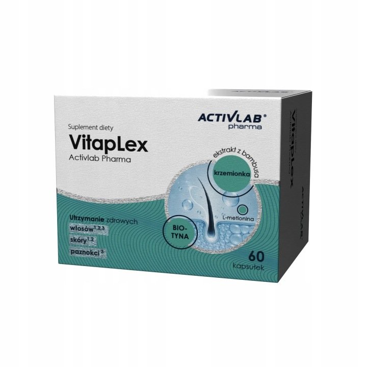 VitapLex Activlab Pharma 60 kapsułek wsparcie dla włosów skóry paznokci