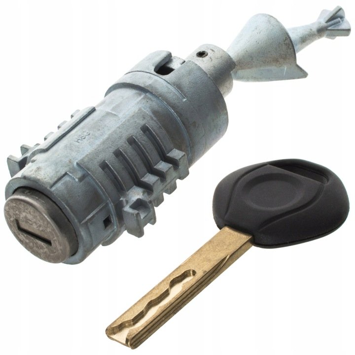 WKŁADKA MECHANIZM ZAMKA PRZÓD LEWY + KLUCZYK DO BMW 5 E60 E61 2003-2010