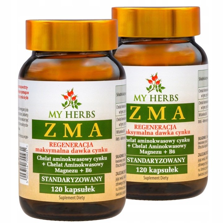 ZMA-MAGNEZ-CYNK-WITAMINA-B6-120-KAPS-BOOSTER-2-szt ZMA MAGNEZ CYNK WITAMINA B6 120 KAPS. BOOSTER - 2 szt.