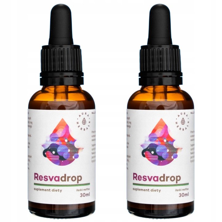Zestaw: 2x Aura Herbals Resvadrop 30 ml